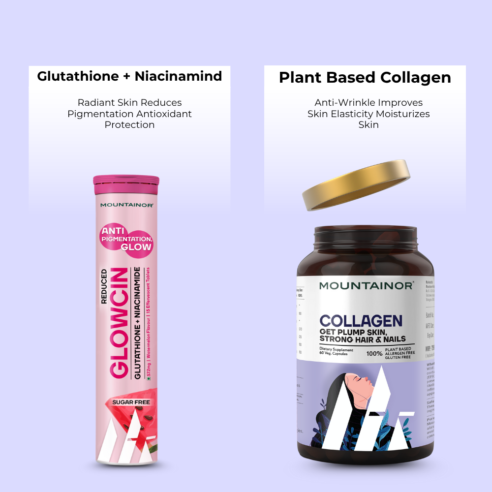 Ultimate Glow: Glowcin & Collagen Combo Pack ( Get FREE Gift)