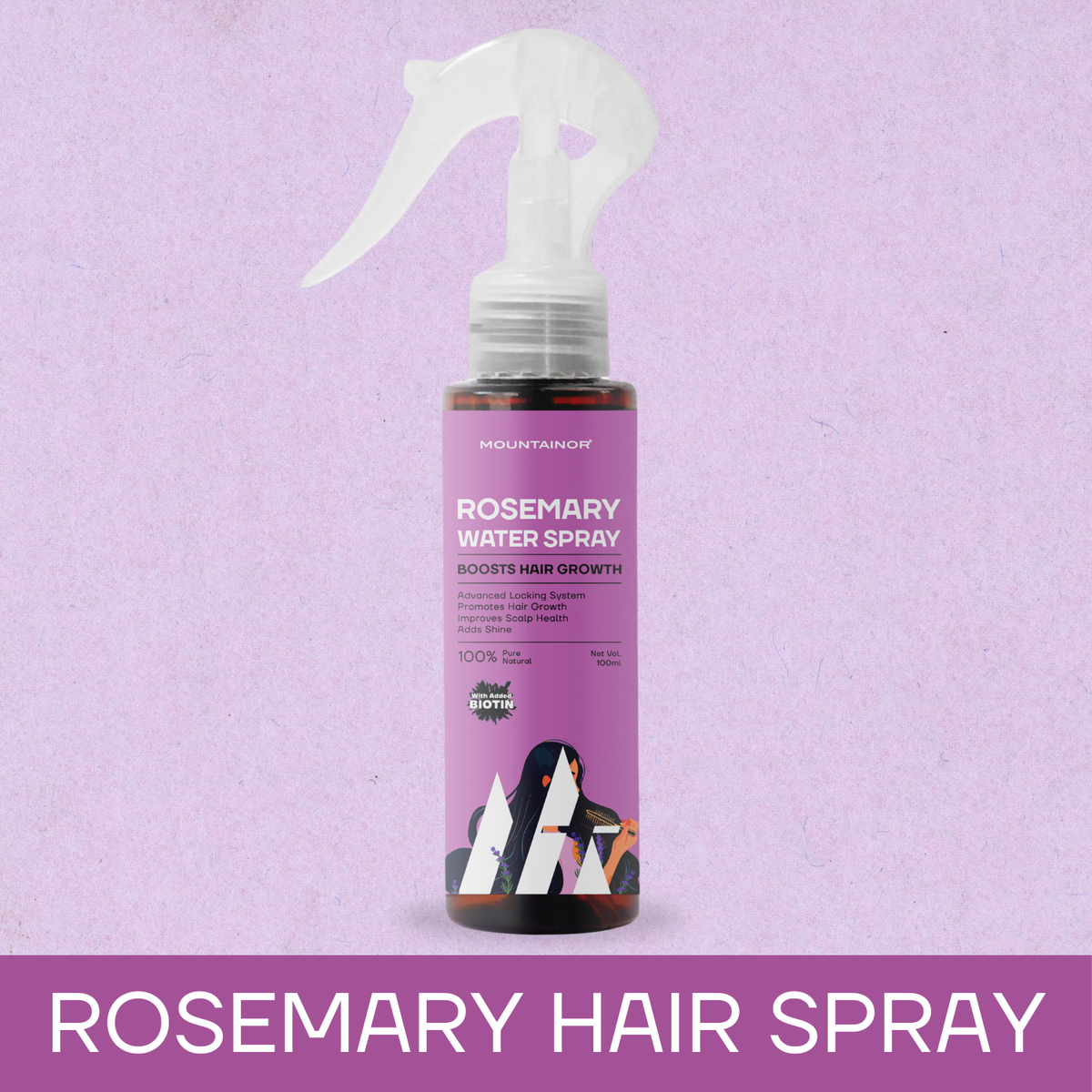 Rosemary Water Spray For Hair Growth & Scalp Health - 100ml