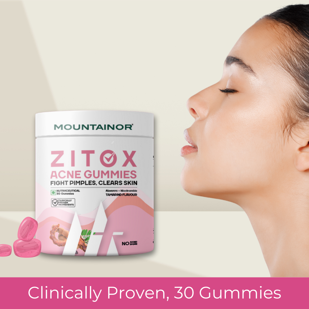 Zitox Acne Gummies (30) – Science-Backed Skin Clarity