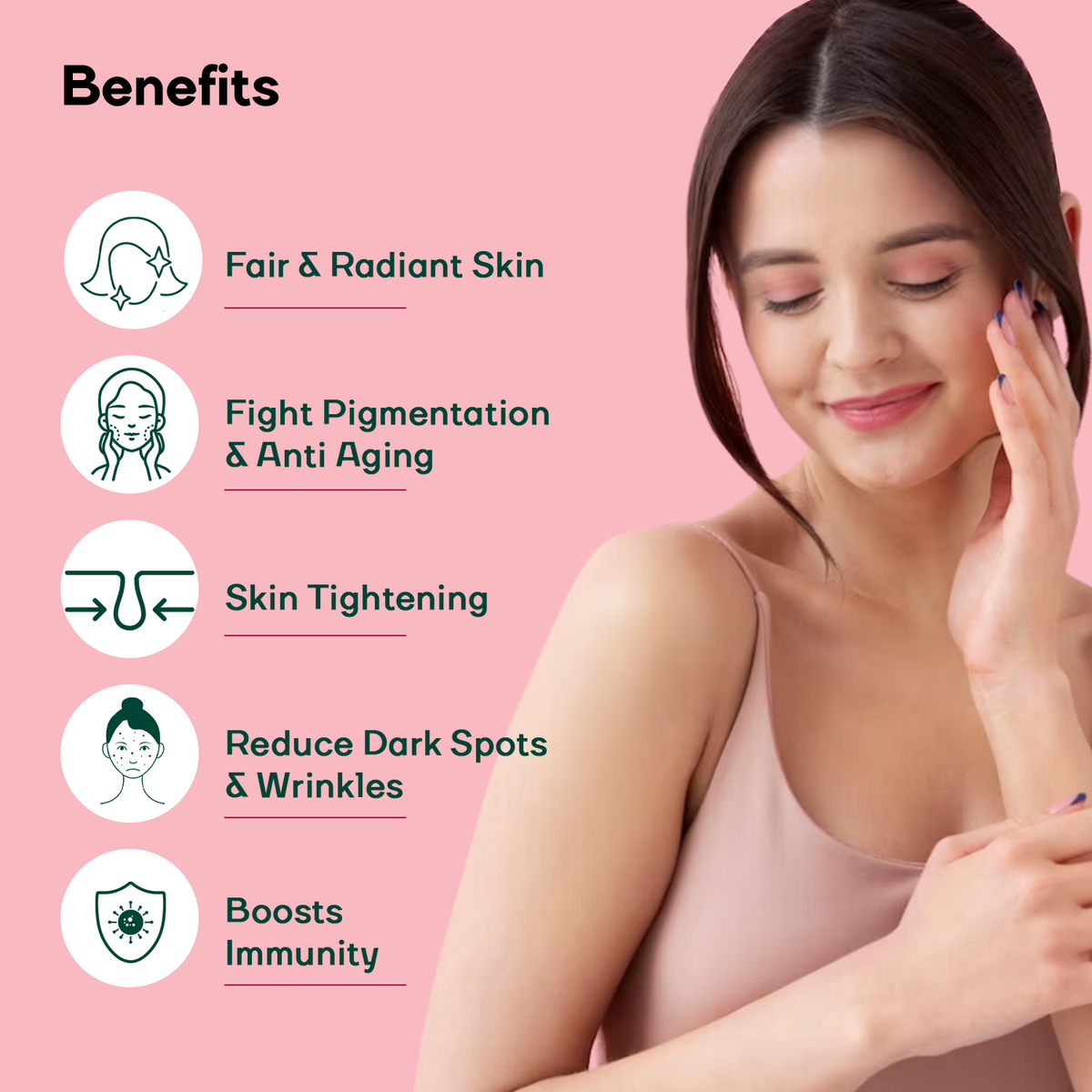 Glutathione + Collagen + Clear Biotics 60 caps each (Combo Pack) & Get FREE Gift (Sunscreen Stick + Anti Acne UV Gel + Under Eye Patch)