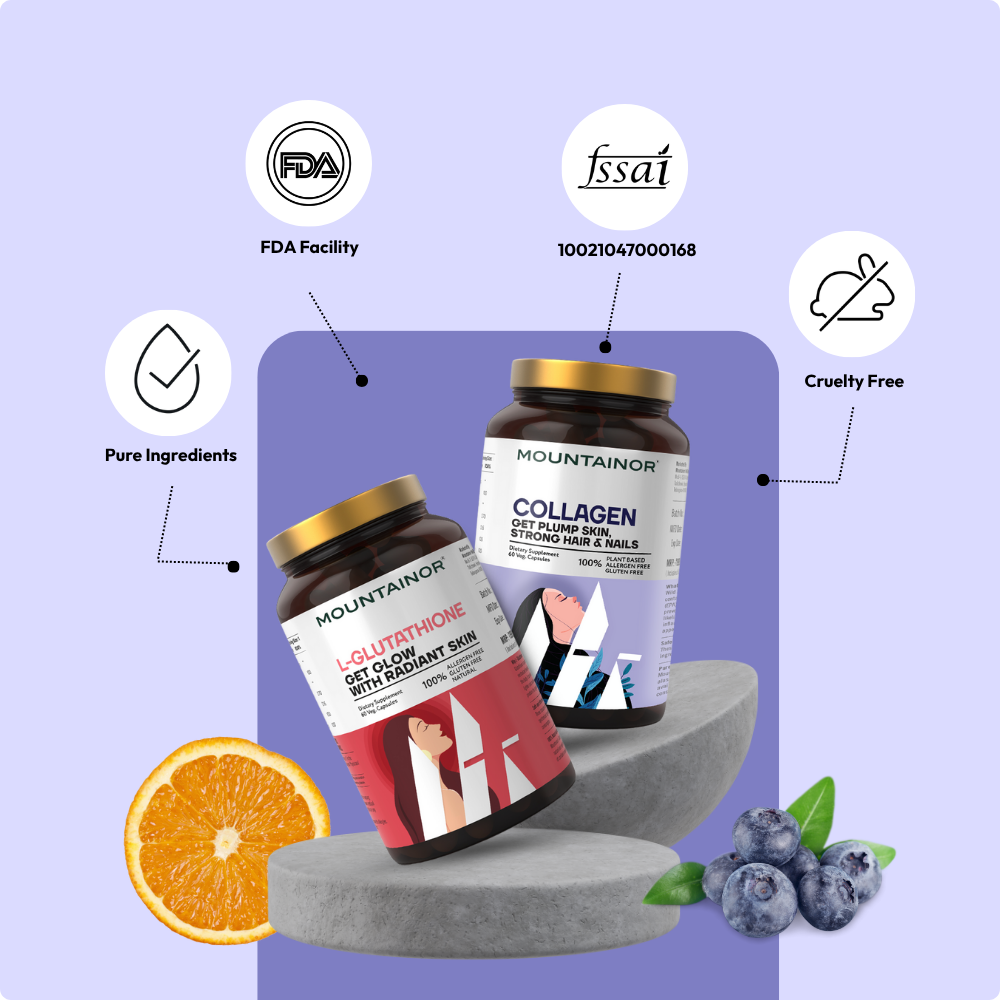 L-Glutathione + Collagen for Skin Brightening, Reduce Pigmentation & Youthfull Skin (Get FREE Gift)