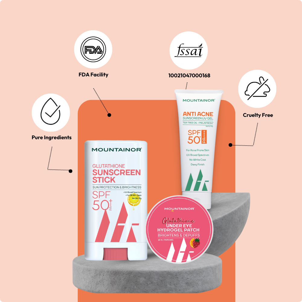 Sunscreen Gel+Stick+Under Eye Patches