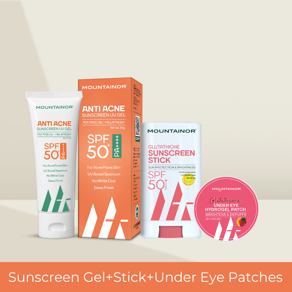 Sunscreen Gel+Stick+Under Eye Patches
